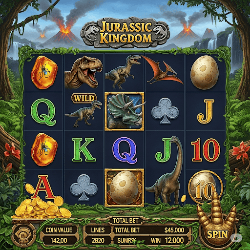 Jurassic Kingdom: Dunia Prasejarah Penuh Kejutan dan Keberuntungan